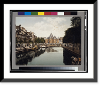 Historic Framed Print, Amsterdam, Nieuwmarketen waag,  17-7/8" x 21-7/8"