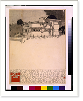 Historic Framed Print, [System of prefabricated houses (American System-Built Houses") for the Richards Company Proprietors,  Milwaukee. American Model A231,  front and side]",  17-7/8" x 21-7/8"