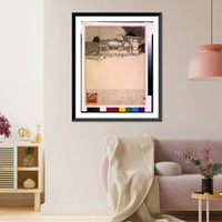 Historic Framed Print, [System of prefabricated houses (American System-Built Houses") for the Richards Company Proprietors,  Milwaukee. American Model A231,  front and side]",  17-7/8" x 21-7/8"