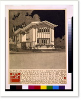 Historic Framed Print, [System of prefabricated houses (American System-Built Houses") for the Richards Company Proprietors,  Milwaukee. American Model J902,  front]",  17-7/8" x 21-7/8"