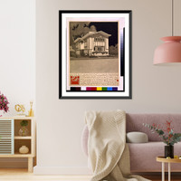 Historic Framed Print, [System of prefabricated houses (American System-Built Houses") for the Richards Company Proprietors,  Milwaukee. American Model J902,  front]",  17-7/8" x 21-7/8"