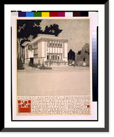 Historic Framed Print, [System of prefabricated houses (American System-Built Houses") for the Richards Company Proprietors,  Milwaukee. American Model J401,  front]" - 2,  17-7/8" x 21-7/8"