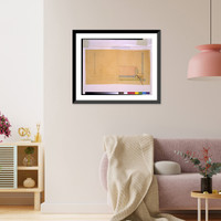 Historic Framed Print, [House (Bogk House") for Frederick C. Bogk,  2420 North Terrace Avenue,  Milwaukee,  Wisconsin. Dining room carpet design]",  17-7/8" x 21-7/8"