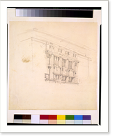 Historic Framed Print, [House (Bogk House") for Frederick C. Bogk,  2420 North Terrace Avenue,  Milwaukee,  Wisconsin. Exterior front showing windows]" - 2,  17-7/8" x 21-7/8"