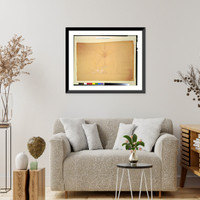 Historic Framed Print, Architectural drawing for a cathedral (Steel Cathedral") for William Norman Guthrie,  New York,  New York",  17-7/8" x 21-7/8"