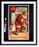 Historic Framed Print, Serve Coca-Cola. Refreshing surprise. Stock up for the holidays - 2,  17-7/8" x 21-7/8"
