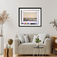 Vintage Americana Print - New-York von der Seeseite aus gesehen