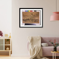 Historic Framed Print, Winter Campaigning. The Army of the Potomac on the move. Sketched near Falmouth. Jan. 21st - 2,  17-7/8" x 21-7/8"