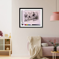 Historic Framed Print, The capture of Andre: By John Paulding, David Williams and Isaac Van Wart, at Tarrytown, N.Y., Sept. 23rd, 1780 - 3,  17-7/8" x 21-7/8"
