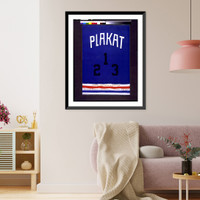 Historic Framed Print, Plakat, 1,2,3. Plakat sportowy w świecie. Muzeum Plakatu w Wilanowie .... Marzec-Maj 1972.Tomaszewski.,  17-7/8" x 21-7/8"