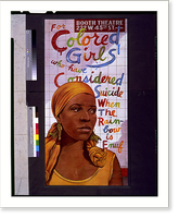 Historic Framed Print, For colored girls who have considered suicide when the rainbow is enuf.Paul Davis. - 2,  17-7/8" x 21-7/8"
