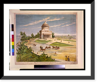 Historic Framed Print, Tomb of General Ulysses S. Grant, Riverside Drive, New York City.Grant Wright, 1897. - 2,  17-7/8" x 21-7/8"