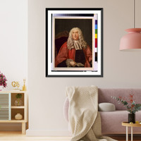Historic Framed Print, [Sir William Blackstone, half-length portrait, seated, facing slightly left].T. Hamilton Crawford, [printer]. - 3,  17-7/8" x 21-7/8"
