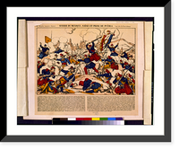 Historic Framed Print, Guerre du Mexique, si&egrave;ge et prise de Pu&eacute;bla.Imp. lith. Ch. Pinot &eacute;diteur.,  17-7/8" x 21-7/8"