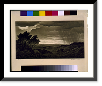 Historic Framed Print, Summer storm.TW Nason. - 2,  17-7/8" x 21-7/8"