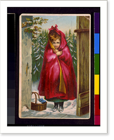 Historic Framed Print, Little Red-Riding-Hood,  17-7/8" x 21-7/8"