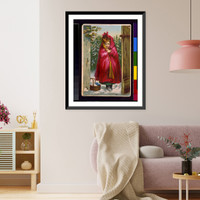 Historic Framed Print, Little Red-Riding-Hood,  17-7/8" x 21-7/8"