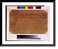 Historic Framed Print, [Vorschrift].Johannes Meylen. - 2,  17-7/8" x 21-7/8"