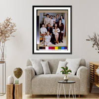 Historic Framed Print, [Jimmy Carter, full-length portrait, seated, facing front, with nine members of his family] - 2,  17-7/8" x 21-7/8"
