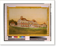 Historic Framed Print, [Embassy (British Embassy"),  3100 Massachusetts Avenue,  N.W.,  Washington,  D.C. Perspective rendering]" - 2,  17-7/8" x 21-7/8"