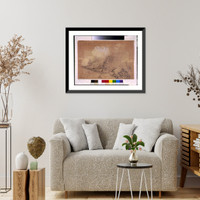 Historic Framed Print, Effects of shells upon the enemies rifle pits at the crossing over the Rappahannock. June 5th,  17-7/8" x 21-7/8"