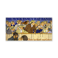 Historic Framed Print, The wick fancy hat bands. Cheer up - show your colors - 2,  17-7/8" x 21-7/8"