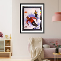 Historic Framed Print, Jantzen,  17-7/8" x 21-7/8"