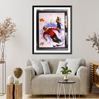 Historic Framed Print, Jantzen,  17-7/8" x 21-7/8"