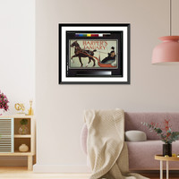 Historic Framed Print, Harper's January - 2,  17-7/8" x 21-7/8" Historic Framed Print, Harper's January - 2,  17-7/8" x 21-7/8"