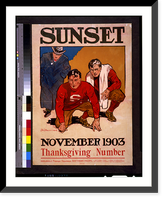 Historic Photo Print - Thanksgiving - Sunset, November, 1903