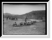 Historic Framed Print, Nat'l Guard practice,  17-7/8" x 21-7/8"