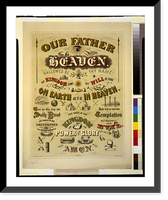Historic Framed Print, Our father who art in Heaven..designed by W.A. Welsher. - 2,  17-7/8" x 21-7/8"