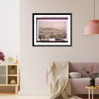 Historic Framed Print, Milwaukee, Wisconsin.Geo. J. Robertson del. ; D.W. Moody lith. - 2,  17-7/8" x 21-7/8"
