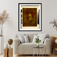 Historic Framed Print, Little Bo Peep.J.G. Brown ; J. Howard Collier lith.,  17-7/8" x 21-7/8"