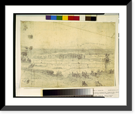 Historic Framed Print, The battle of Gainesville, Va..E.F. - 2,  17-7/8" x 21-7/8"