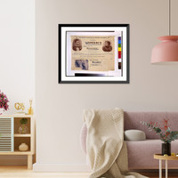 Historic Framed Print, [The Houdinis perform Metamorphosis] - 2,  17-7/8" x 21-7/8"