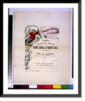 Spring flower polka.Wagner & McGuigans Lith Stream Press, Historic Print