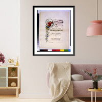 Spring flower polka.Wagner & McGuigans Lith Stream Press, Historic Print