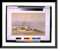 Historic Framed Print, Tsur ancient Tyre April 27th 1839.David Roberts, R.A.,  17-7/8" x 21-7/8"