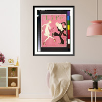 Cover illustration, Life magazine, February 18, 1926, showing a well dressed old man dancing with a flapper.John Held, Jr. - 2 Classic, Antique Print