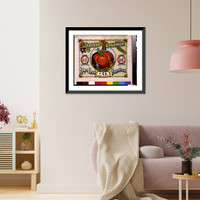 Historic Framed Print, Ripe red tomatoes for sale here - 2,  17-7/8" x 21-7/8"