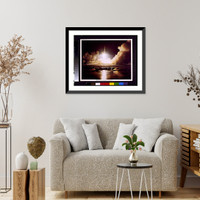 Historic Photo Print - Nighttime launch of Apollo 17