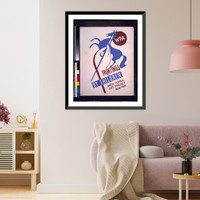 Historic Photo Print - New York City - WPA paintings by children under