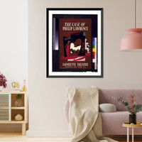 WPA Federal Theatre presents The case of Philip Lawrence" A new play based on Geo. McEntee's "11 PM" : A Negro Theatre Production.rh monogram" - 3 Classic, Antique Poster