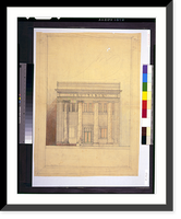 Bank building (Equitable Building") for Equitable Co-operative Building Association, F Street, Washington, D.C. Front elevation" Classic, Vintage Print