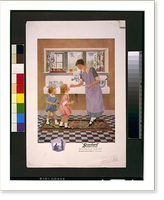 Historic Framed Print, [Showroom (International Showroom") for Standard Sanitary Manufacturing Company,  at the Willard Hotel,  1401 Pennsylvania Avenue,  N.W.,  Washington,  D.C. Copy of advertisement]",  17-7/8" x 21-7/8"