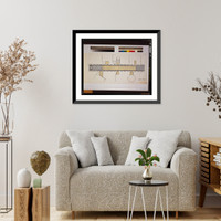 House (Maryland Residence"), Bethesda, Maryland. Sketch of plan" Classic, Antique Wall Art