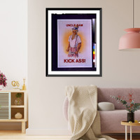 Uncle Sam wants to kick ass!.Luis Tomas Estrada. - 2, Antique Wall Art