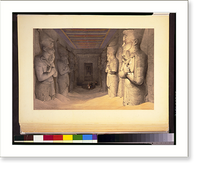 Historic Framed Print, Interior of the Temple of Aboo-Simbel Novr 9th 1838 Nubia.David Roberts, R.A.,  17-7/8" x 21-7/8"