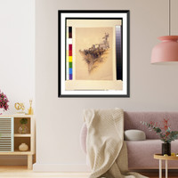 Historic Framed Print, A Persian wheel, used in raising water from the Nile.David Roberts, R.A.,  17-7/8" x 21-7/8"